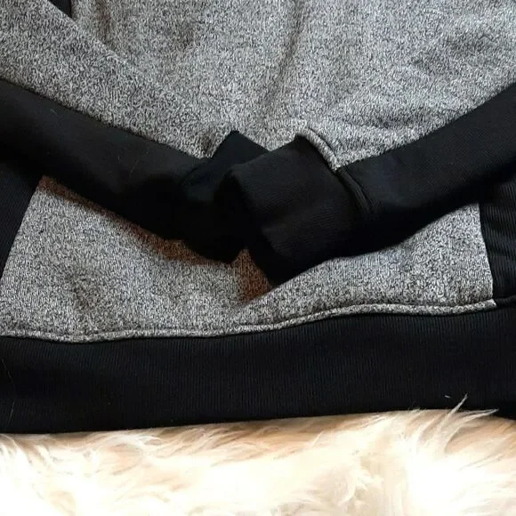 MACHINE 71 Mens Black /Gray Fleece Jacket S - Picture 7 of 7